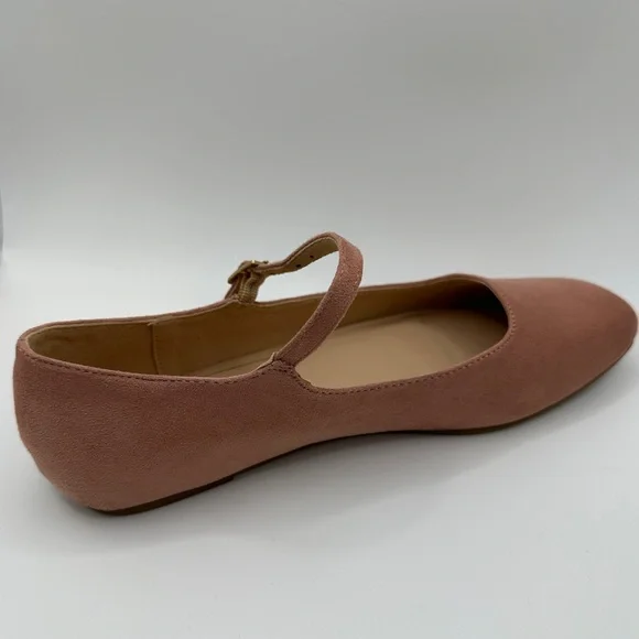 Journee Collection Rosewood Suede Mary Jane Flats - Picture 7 of 9